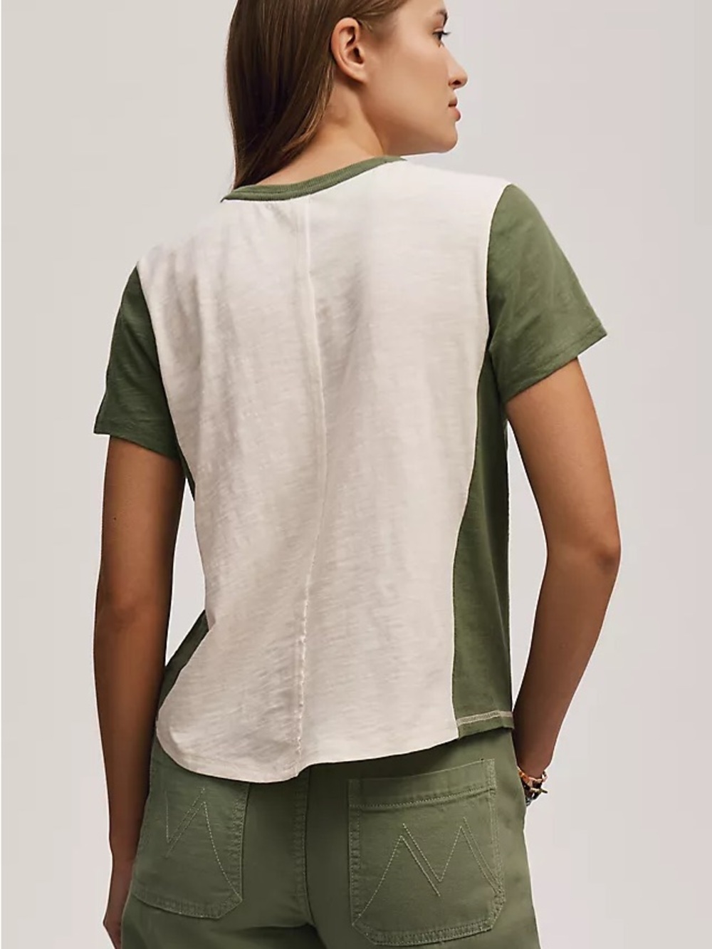 Pilcro by Anthropologie Catching Waves South Pacific Ringer Tee Size XS - Picture 8 of 9